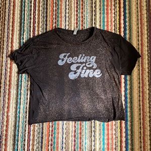 Acid Wash Crop - “feeling fine”